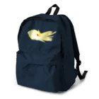 ことりちゃんの羽づくろうオカメインコ（ルチノー） Backpack