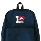 MEIKO701のI Loveプードルリュック Backpack