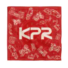 マチガレ(TRC,KPR,タックンモータースグッズショップ)のKPR 全部盛りバンダナ(レッド) Bandana