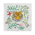 刺繍画家Marronのお店のTIGER! Bandana