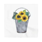 Fred HorstmanのWatering bucket and sunflowers  じょうろ と ひまわり バンダナ