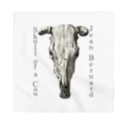 MUGEN ARTの牛の頭蓋骨　ジーン・バーナード　Jean Bernard / Skull of a Cow Bandana