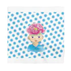 TotoyaのBotan light blue Dotto Bandana