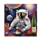 宇宙開発デザイン科の宇宙空間に合うワイン バンダナ