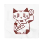 Lin Designのしかくい招き猫 Bandana