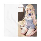 AIオリジナルイラスト　美女男子の金髪エルフ美女 Bandana