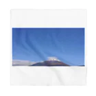 富士山のある景色の富士山と傘雲 Bandana