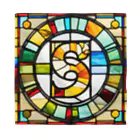 alphabet stained glassのstained glass S バンダナ