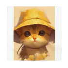 AQUAMETAVERSEの帽子をかぶった可愛い子猫 Marsa バンダナ