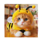 終わらない夢🌈のミツバチ🐝のコスプレをした🐱にゃんこ🐾 バンダナ