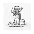 "Urban working cats"の都会で働く猫 バンダナ