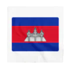 お絵かき屋さんのカンボジアの国旗 Bandana