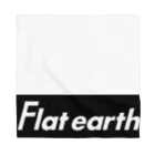 Mappila SHOPのFlatearth Box Logo (BLACK) フラットアース ボックスロゴ(ブラック) Bandana