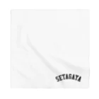 せたが屋さんの世田谷Tシャツ　ブラックロゴ(setagaya item) Bandana