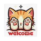 kk-welcomeの肉球で目隠し猫ちゃん バンダナ