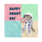 ドーナツ大好きにゃんこのHAPPY DONUT DAY バンダナ