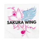 SAKURA WING LLC.のSAKURA WINGnewロゴ バンダナ