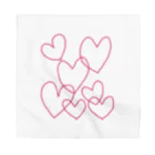 ☆ららくらら☆のHeart Bandana