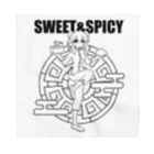 SWEET＆SPICY 【 すいすぱ 】ダーツの好吃。（美味しいよ）　ロゴ有 バンダナ