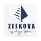 ZELKOVA cycling teamのZELKOVA LOGO navy  バンダナ