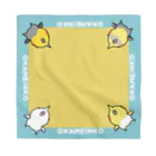 うめだのグッズショップのオカメインコ集まれ〜！パールver Bandana