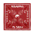 ITSUMItalkstoreのreading is sexy RED Bandana