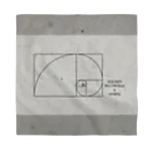 斜め上支店の黄金長方形と黄金螺旋-2.0 バンダナ
