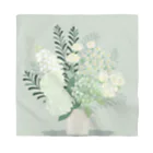 memo-s notesのwhite flower bouquet  バンダナ