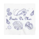 satomimitsukiのfruits de mer バンダナ