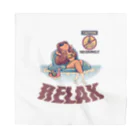 nidan-illustrationの"RELAX" バンダナ