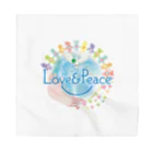 Love＆PeaceのLove＆Peaceキッズ用ロゴ Bandana