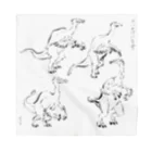 segasworksのデイノケイルス（毛筆画） Bandana