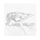 Ａ’ｚｗｏｒｋＳのFLAME HEAD WHT バンダナ