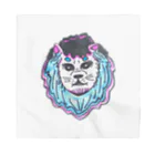 Heart PeaのLion Blue ライオンブルー Bandana