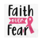 Fred HorstmanのBreast Cancer - Faith Over Fear  乳がん - 恐怖 に 対する 信仰 Bandana