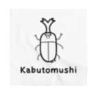 MrKShirtsのKabutomushi (カブトムシ) 黒デザイン バンダナ