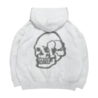 FMK-OのSkull vase "GR" Big Hoodie