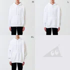 toritoritoritoriのハダカデバネズミ Big Hoodie :model wear (male)