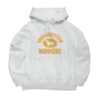 nordic_irishsetterのオレンジロゴノルディック Big Hoodie