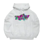 VRIGVTVSHI のアリガタシ™ NEON ASH Big Hoodie