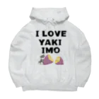 真希ナルセ（マキナル）のI LOVE YAKIIMO（黒柴） Big Hoodie