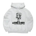 DINO DINERのアケミちゃんロゴ ビッグシルエットパーカー