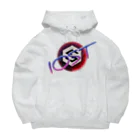 IOST_Supporter_CharityのIOST【ホッパーデザイン】グラデーション（紫） ビッグシルエットパーカー