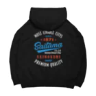 kg_shopの[★バック] Saitama -Vintage- (濃色Tシャツ専用) Big Hoodie