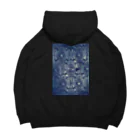 A pinch of saltの禁帯出(INDIGO) Big Hoodie