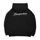 Naughty Boys official storeのNaughty Boys モノクロキャラ ビッグシルエットパーカー