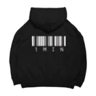 アレイナのセレクトショップの1min_alaina_blackパーカー Big Hoodie