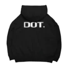 BONESのDOT. [white logo] ビッグシルエットパーカー