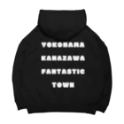 横浜市金沢区の地域活動家　ツンのYOKOHAMA KANAZAWA FANTASTIC TOWN（黒） Big Hoodie