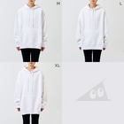 coco70のフォトプリントパーカー by coco70 Big Hoodie :model wear (woman)
